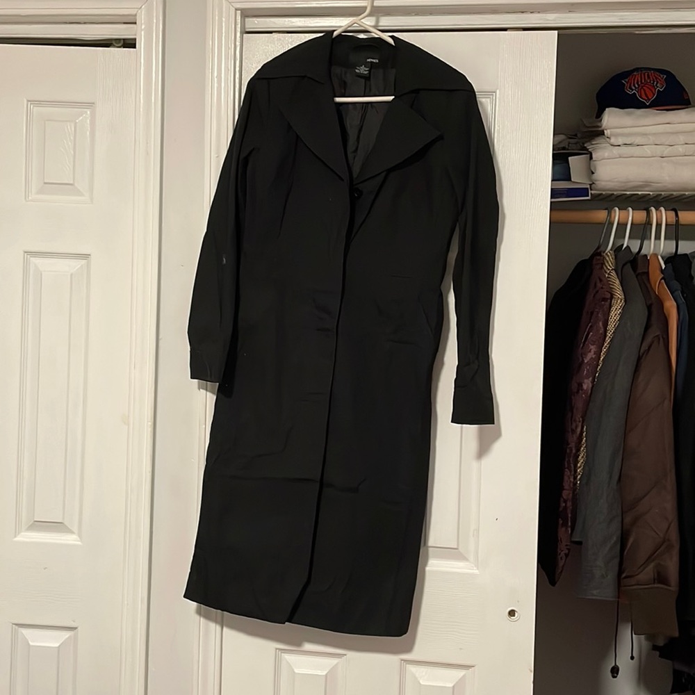 Long black Trench Coat